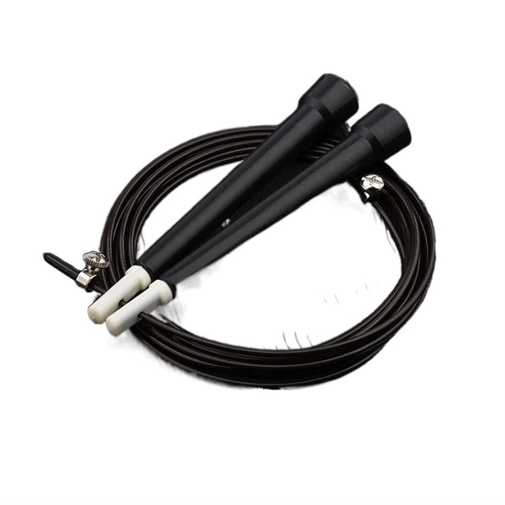 NPQPNAFC Jump Rope Steel Wire Skipping Skip Adjustable Jump Rope Crossfit Fitness Equipment Exercise Workout 3 Meters Speed Training Home Fit