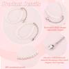 PH PandaHall High Heel Shoe Straps Pearl Beaded Shoe Laces for Holding Loose High Heel Shoes Detachable Loose Anklets Shoelace Accessories Replacement Ankle Strap for Heels, 1 Pair view 4