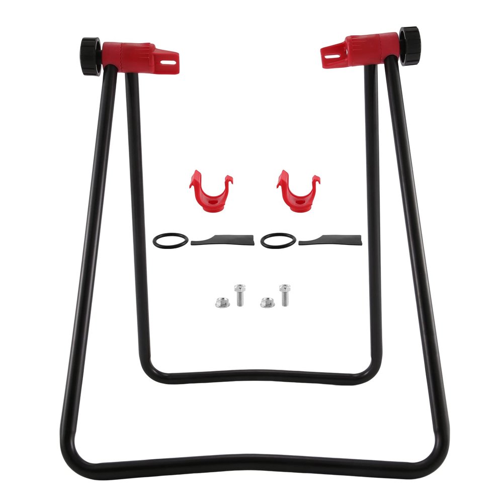 Beuiouer Bicycle Repair Stand Wheel Kick Holder Carrier Centering Tools Bracket for Bicycle Wheels Road Tools Maintenance