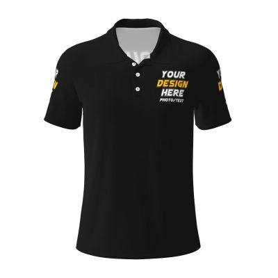 NineFit Basics Custom Polo shirt Add Your Design Here Popular Custom Polo shirts Funny Customized Shirts for Men Personalized Gifts 3X-Large