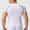 Men's Compression Shirts Short Sleeve Workout T Shirt Cool Dry Athletic Undershirts Gym Yoga Base Layers Running Tops view 4