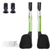 BNVB Bicycle TT Rest Bar 12K Glossy Full High Carbon Fiber TT Bar Aero Bars Tri Bars Cycling Arm Rest Put bar for Road MTB Bike 31.8mm Clamps - Green view 1