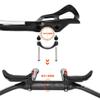 BNVB Bicycle TT Rest Bar 12K Glossy Full High Carbon Fiber TT Bar Aero Bars Tri Bars Cycling Arm Rest Put bar for Road MTB Bike 31.8mm Clamps - Green view 3