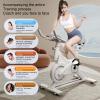 Exercise Bike,Stationary Bikes for Home Magnetic Indoor Cycling Bike with Solid Flywheel Phone Mount Comfortable Seat Cushion,Upright Fitness Bike for Gym Workout Training view 2