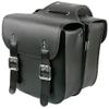 Beuiouer Retro Bicycle Rack Bag Leather Rear Rack Bike Bags Robust Rear Seatpost for Retro Bicycle Saddle Rack Accessories,Black view 1