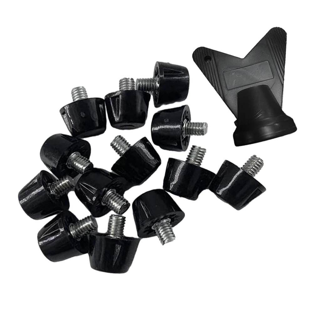 Beuiouer 12 PCS Football Boot Spikes Professional Soccer Boot Cleats M5 Spare Parts Studs with Wrench Track Shoes Spikes 7mm