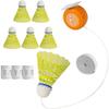 Beuiouer Badminton Training Tool, Badminton Rebound Trainer Elastic Badminton Trainer Set Portable Badminton Training Device Easy to Use B view 1