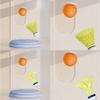 Beuiouer Badminton Training Tool, Badminton Rebound Trainer Elastic Badminton Trainer Set Portable Badminton Training Device Easy to Use B view 4
