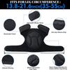 Beuiouer 1 Pair Nylon Knee Pads for Gardening, Cleaning, Construction Work, Flooring, Volleyball, Anti-Slip Collision, Black view 2