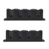 Beuiouer Fishing Pole Holder Rod Bracket Wall Mount Modular for Garage Fishing Storage Tool 4 Rod, Black view 1