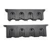 Beuiouer Fishing Pole Holder Rod Bracket Wall Mount Modular for Garage Fishing Storage Tool 4 Rod, Black view 3