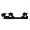 Beuiouer Roller Skate Base Four-Wheel Two-Row Roller Skate Bracket Skateboard Base Bottom Plate Skate Base Bottom Plate Black view 3