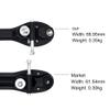 Beuiouer Roller Skate Base Four-Wheel Two-Row Roller Skate Bracket Skateboard Base Bottom Plate Skate Base Bottom Plate Black view 4