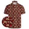 AYUNIX Thanksgiving Golf Shirts for Men Thanksgiving Turkey Golf Polos Short Sleeve Quick Dry Polo Shirt Fall Thankful Shirt view 1