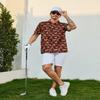 AYUNIX Thanksgiving Golf Shirts for Men Thanksgiving Turkey Golf Polos Short Sleeve Quick Dry Polo Shirt Fall Thankful Shirt view 3