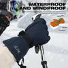 MCTi Waterproof Mens Ski Gloves Winter Warm 3M Thinsulate Snowboard Snowmobile Cold Weather Gloves view 3