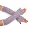 F Flammi Wool Blended Arm Warmer Winter Novetly Fingerless Gloves Knit Mitten Gloves Wrist Warmer for Women view 2