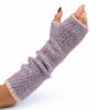 F Flammi Wool Blended Arm Warmer Winter Novetly Fingerless Gloves Knit Mitten Gloves Wrist Warmer for Women view 3