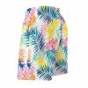 Colorful Palm Leaves Men's Swim Trunks Hawaiian Tropical Leaves Summer Surfing Shorts Bathing Pants with Pockets Colorful 5X_l view 3