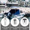 MorningRo 6 Pcs Lower Unit Gear Oil Pump Adapters for Outboard Motor Includes 3/8 Inch Metal Swivel, 8mm and 10mm Adapters Fit for Most Boat Outboard Motors Standard Quart Bottles view 3