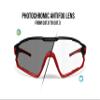 BERTONI Sport Sunglasses Polarized Photochromic Cycling MTB w. Prescription Carrier QUASAR view 2