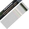 sanlida Archery 100% Pure Carbon Arrows, Dragon 9 Flagship Carbon Hunting Arrows for Compound Bow and Recurve Bow, Professional Standard Hunting Arrows Pack of 12 (+/-.003" Straightness, 400 Spine) view 1