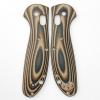 1 Pair G10 Scales Handle Fits for Griptilian 555 556 557, Knife Handle DIY Replacement with 3 Sets Support Shaft Screws view 2