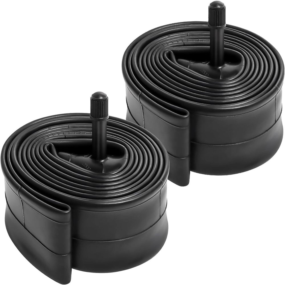 YUNSCM 2-PCS 20" Bike Tubes 20x1.50 20x1.75 AV32mm Schrader Valve 20inch Bicycle Inner Tubes Compatible with 20 x 1.50/1.75 40/47-406 Bike Bicycle Tire Tubes (G-196)
