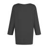 V Neck T Shirts for Women 3/4 Sleeve Basic Cute Tops Casual Three Quarter Dressy Blouses 3/4 Length Sleeve Womens Tops Fall Shirts for Women 2025 Womens Tunic Tops, Gray, Large view 4