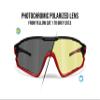 Bertoni Sport Sunglasses Polarized Photochromic Cycling MTB w. Prescription Carrier QUASAR view 2