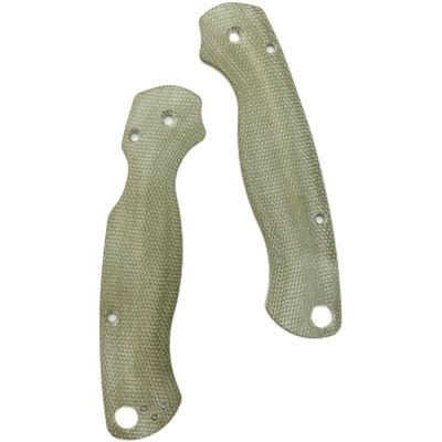 Ayull 1 Pair Micarta Scales Fits for C81 Paramilitary 2, Custom Handle Patch DIY Replacement Accessory(Green)