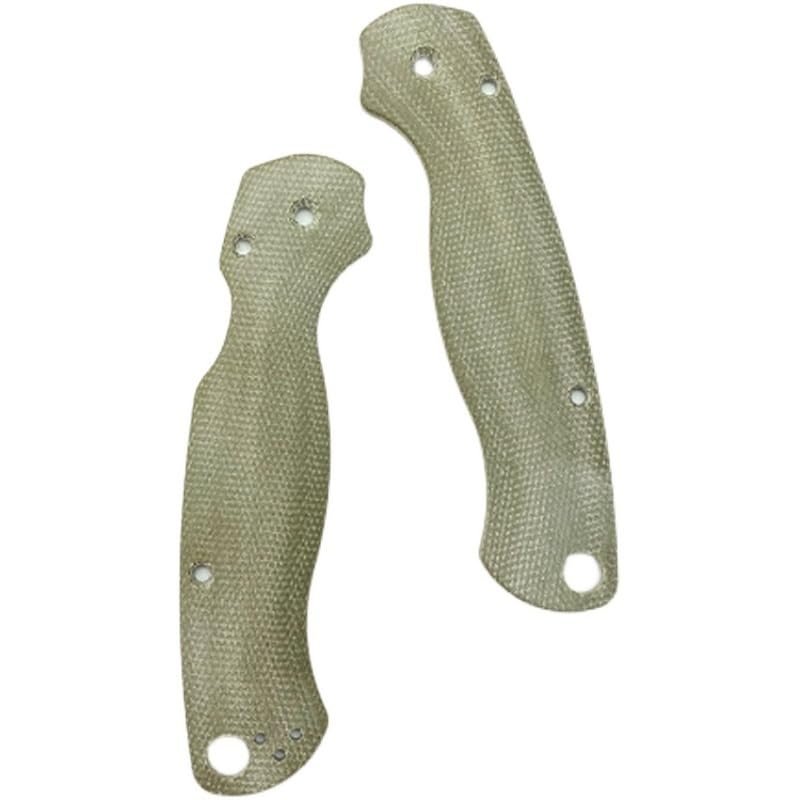 Ayull 1 Pair Micarta Scales Fits for C81 Paramilitary 2, Custom Handle Patch DIY Replacement Accessory(Green)