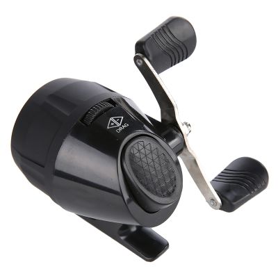 Yctze Outdoor Spincast Fishing Reel - Portable for Accurate - Metal Rocker Arm for Strength - Ideal for Fishing Enthusiasts and (Black)