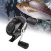 Yctze Outdoor Spincast Fishing Reel - Portable for Accurate - Metal Rocker Arm for Strength - Ideal for Fishing Enthusiasts and (Black) view 2