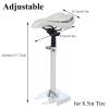 2024 Upgrade Electric Scooter Saddle Compatible with Xiaomi M365 2019-2024 Folding Seat, Adjustable E Bike Saddle Punch Free Shockproof Saddle Replacement for Adults, White view 4