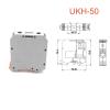 DWFSKZKV 5pcs UKH-50 Large Current Din Rail Terminal Blocks Screw Type Wire Electrical Terminals Block Connector UKH50 150A view 4
