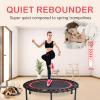40" Foldable Rebounder Trampoline for Adults - Silent Fitness Bungee Rebounder, Home Exercise Trampoline for Low Impact Cardio, Indoor/Outdoor Portable Workout Trampoline view 3