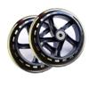 GXBHSP 2pcs 120mm 145mm 175mm 180mm 190mm 200mm Scooter Wheels 5inch 6inch 7inch 8inch Scooter Replacement wheels for Kick Scooters, strollers etc (125 * 24mm) view 1