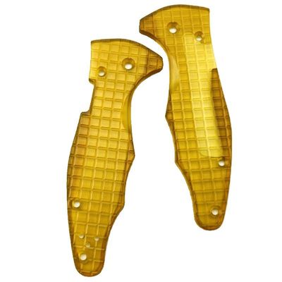 1 Pair PEI Scales Handle Fits for C85 Yojimbo 2, Custom Clear Utem Handle Patch Blank DIY Replacement Accessory