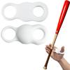 FEYRUN Baseball Thumb Guard Soft Silicone for Reduced Bat Sting, Swing Hitting Trainer Aid (White) view 1