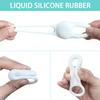 FEYRUN Baseball Thumb Guard Soft Silicone for Reduced Bat Sting, Swing Hitting Trainer Aid (White) view 3