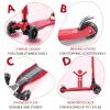 3 Wheel Scooter for Kids Ages 6-12,Kid Scooter with Light Up Wheels, Sturdy Deck Design, and 4 Height Adjustable Suitable for Kids Ages 3-12 view 4