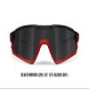 Bertoni Sport Sunglasses Polarized Photochromic Cycling MTB w. Prescription Carrier QUASAR view 2