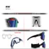 Bertoni Sport Sunglasses Polarized Photochromic Cycling MTB w. Prescription Carrier QUASAR view 4