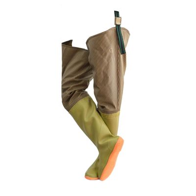 JCWGLY Outdoor Hip Waders Fishing and Hunting Waterproof Boots for Men Women Anti Slip 80cm Hip Boots for Farmland Wading(9)