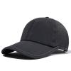 Clakllie Soft Top Baseball Cap Quick Dry Outdoor Caps Low Profile Dad Hats Ultra Thin Trucker Hat Moisture Wicking Hat,DCP2402-Dark Gray view 3