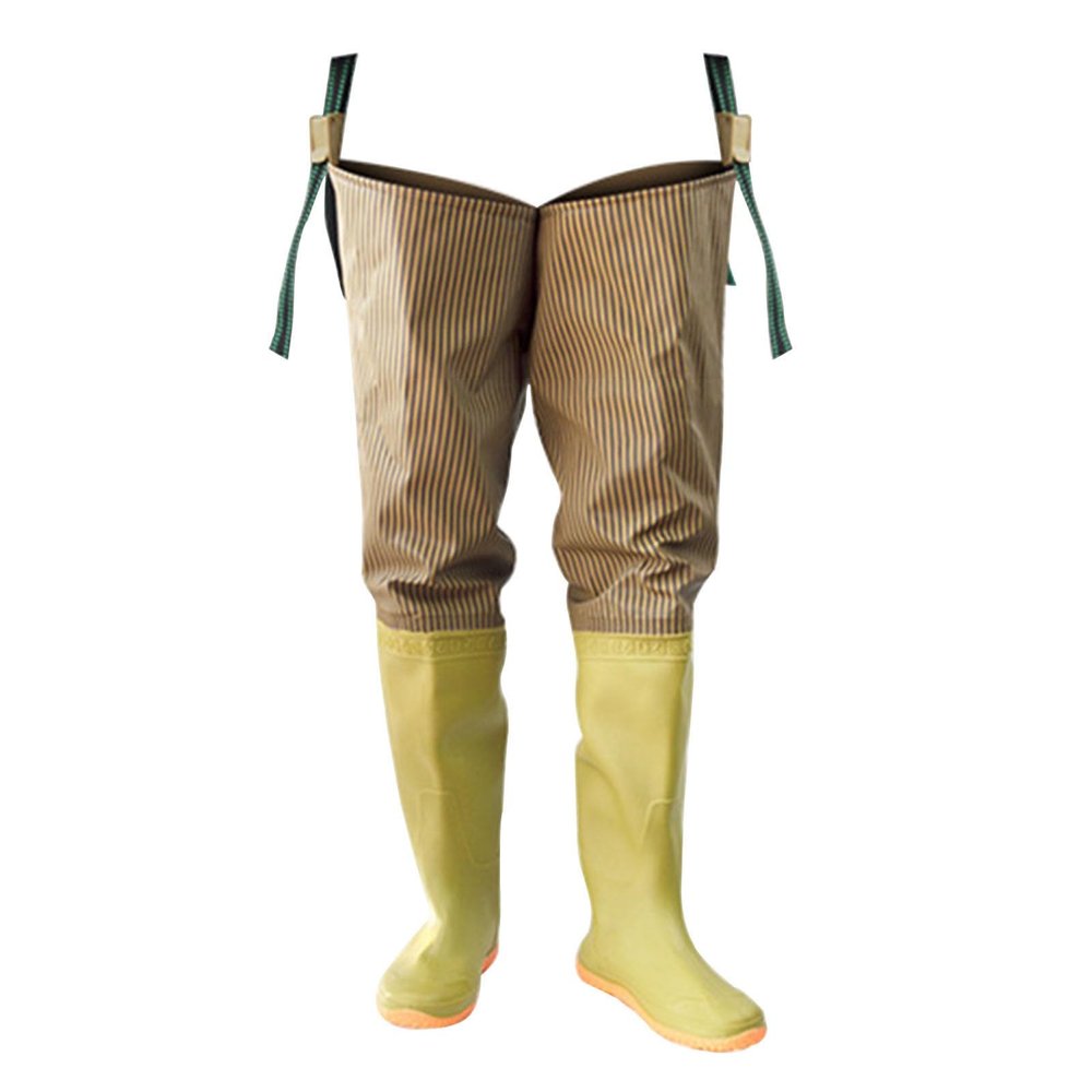 JCWGLY Waterproof Hip Waders for Men Women PVC Lightweight Anti Slip Water Wading Boots for Outdoor Fishing/Hunting/farmland(6)