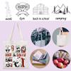 ENSIANTH Jack Sally Inspired Handle Bag Movie Merch Zero Dog Gift Skull Tote Bag Spooky Season Gift (J&S night bag) view 4