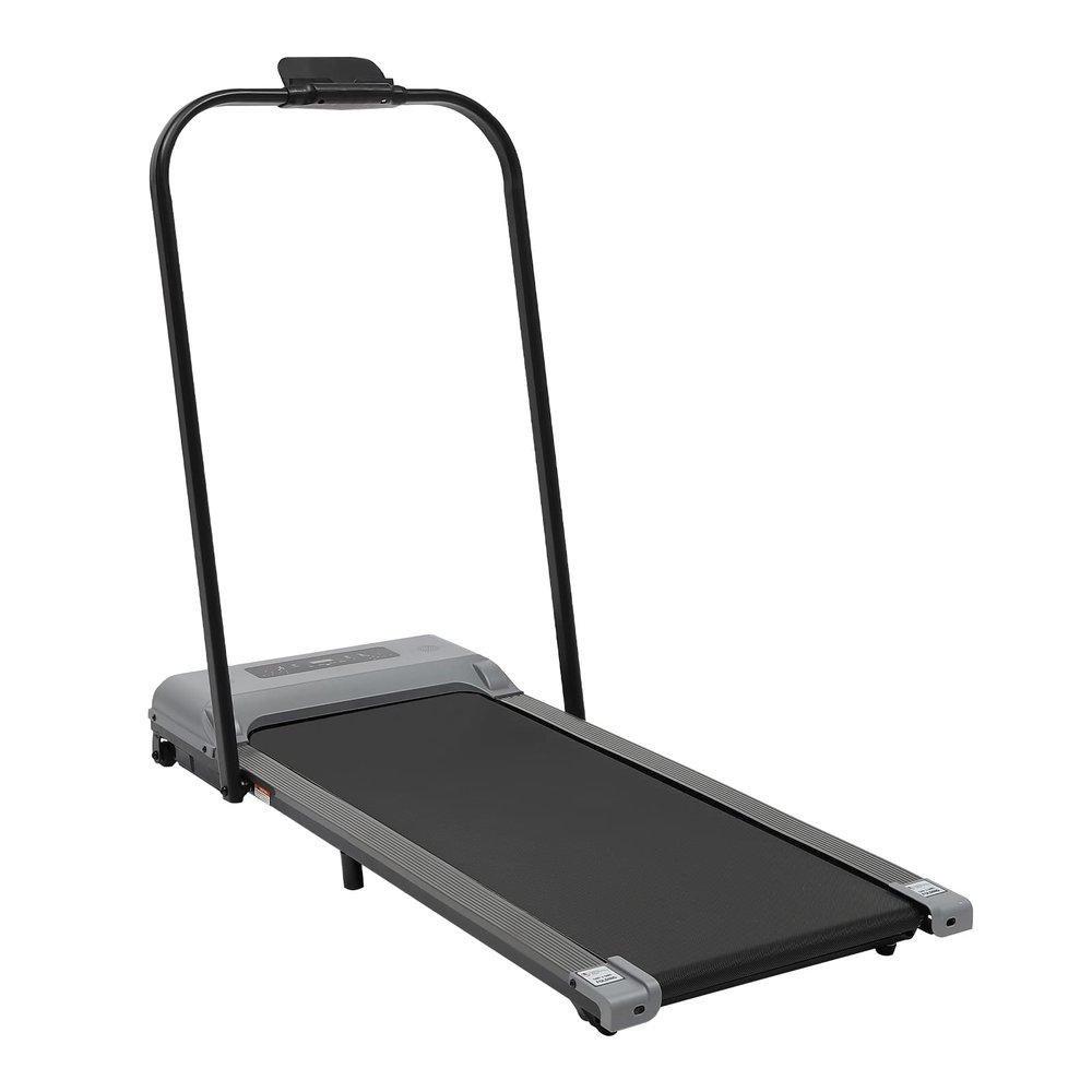 2 in 1 Folding Treadmill, 3HP Under Desk Electric Treadmill, Multiple Exercise Modes Folding Treadmill with Remote Control and LED Display Screen,Floor-Standing Treadmill for Homes, Gyms (Gray)