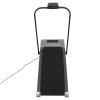 2 in 1 Folding Treadmill, 3HP Under Desk Electric Treadmill, Multiple Exercise Modes Folding Treadmill with Remote Control and LED Display Screen,Floor-Standing Treadmill for Homes, Gyms (Gray) view 4